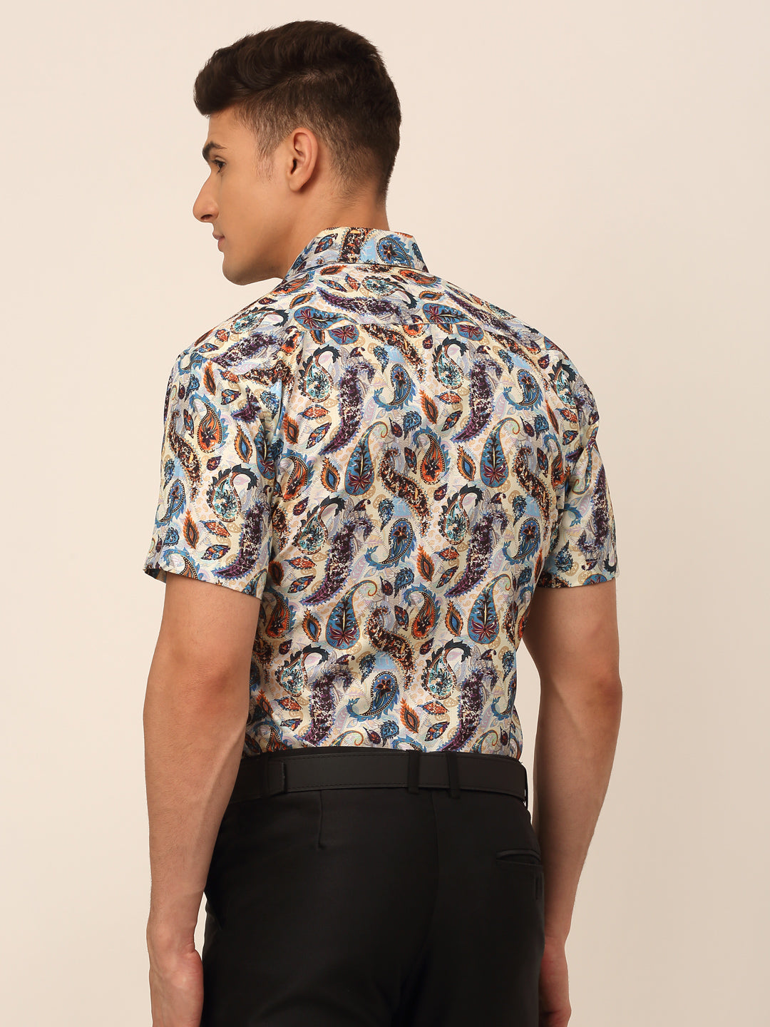 Men's Cotton Printed Formal Shirts - Taantav