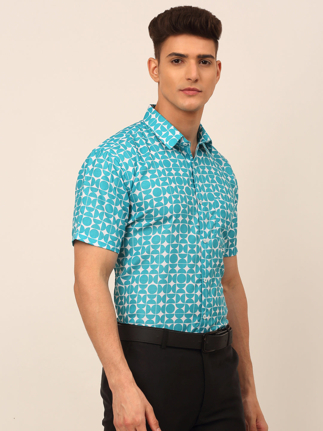 Men's Cotton Printed Formal Shirts - Taantav