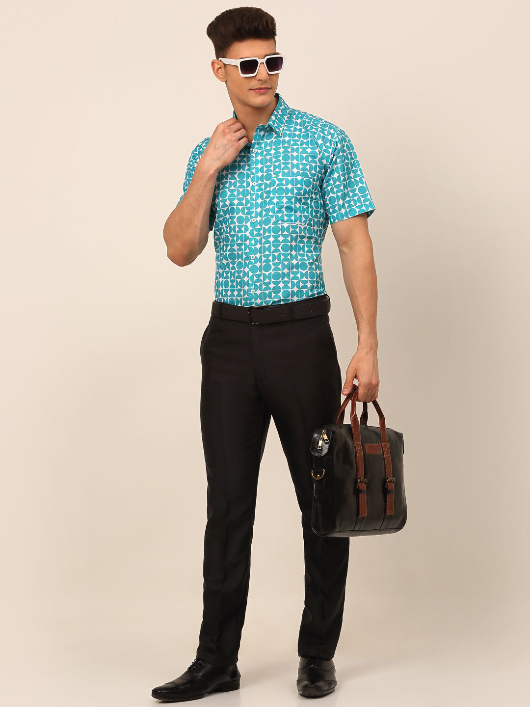 Men's Cotton Printed Formal Shirts - Taantav