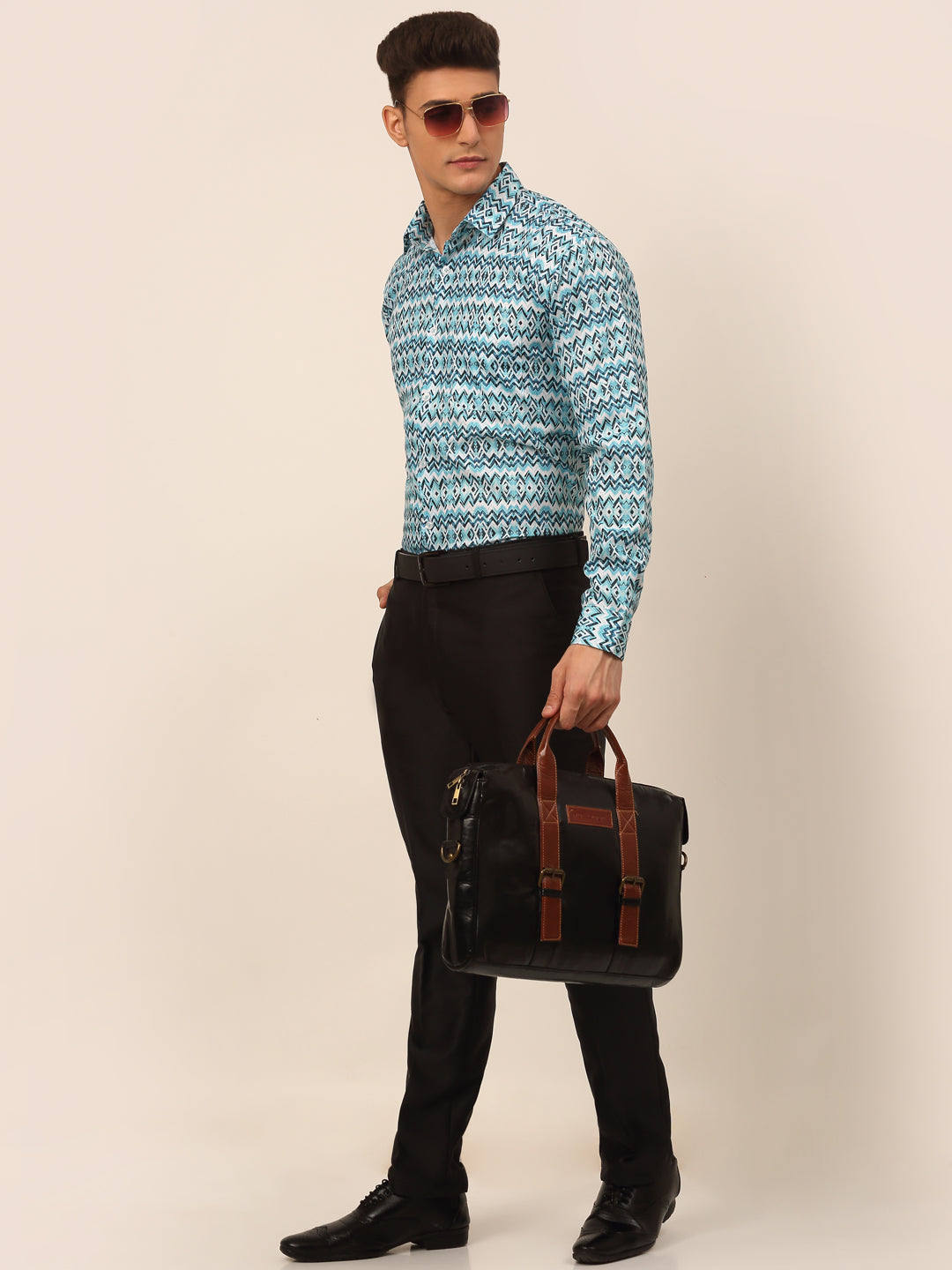 Men's Cotton Printed Formal Shirts - Taantav