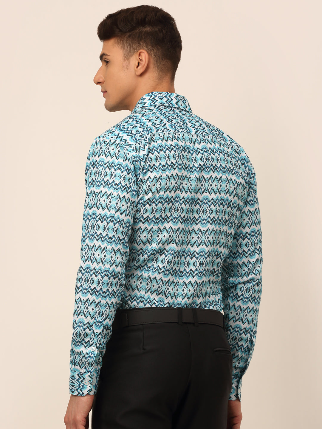 Men's Cotton Printed Formal Shirts - Taantav