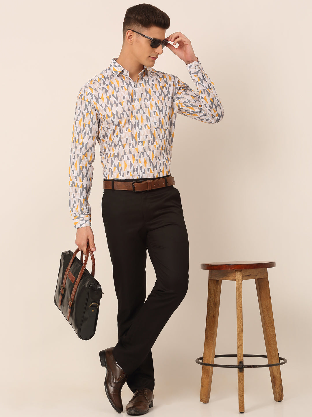 Men's Cotton Printed Formal Shirts - Taantav