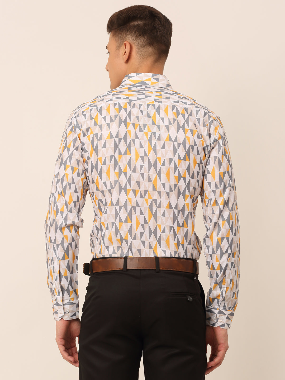 Men's Cotton Printed Formal Shirts - Taantav