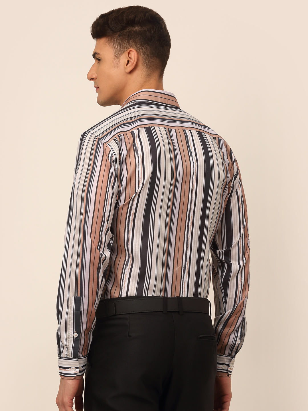 Men's Cotton Striped Formal Shirts - Taantav