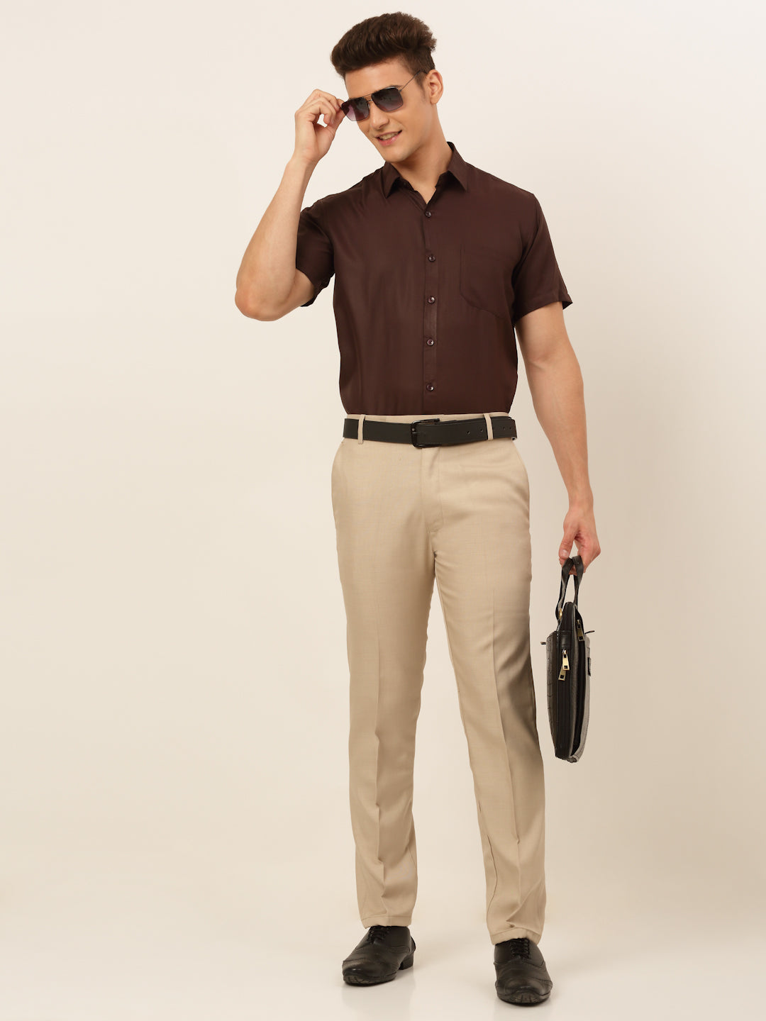 Men's Cotton Solid Formal Shirt's - Taantav