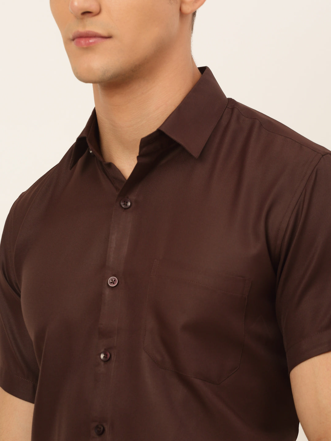 Men's Cotton Solid Formal Shirt's - Taantav