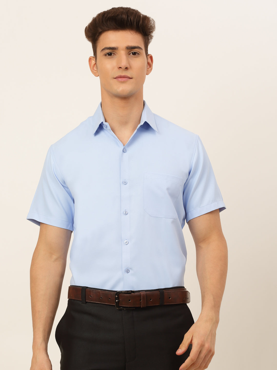 Men's Cotton Solid Formal Shirt's - Taantav