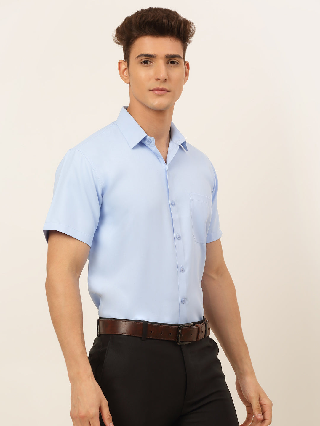 Men's Cotton Solid Formal Shirt's - Taantav