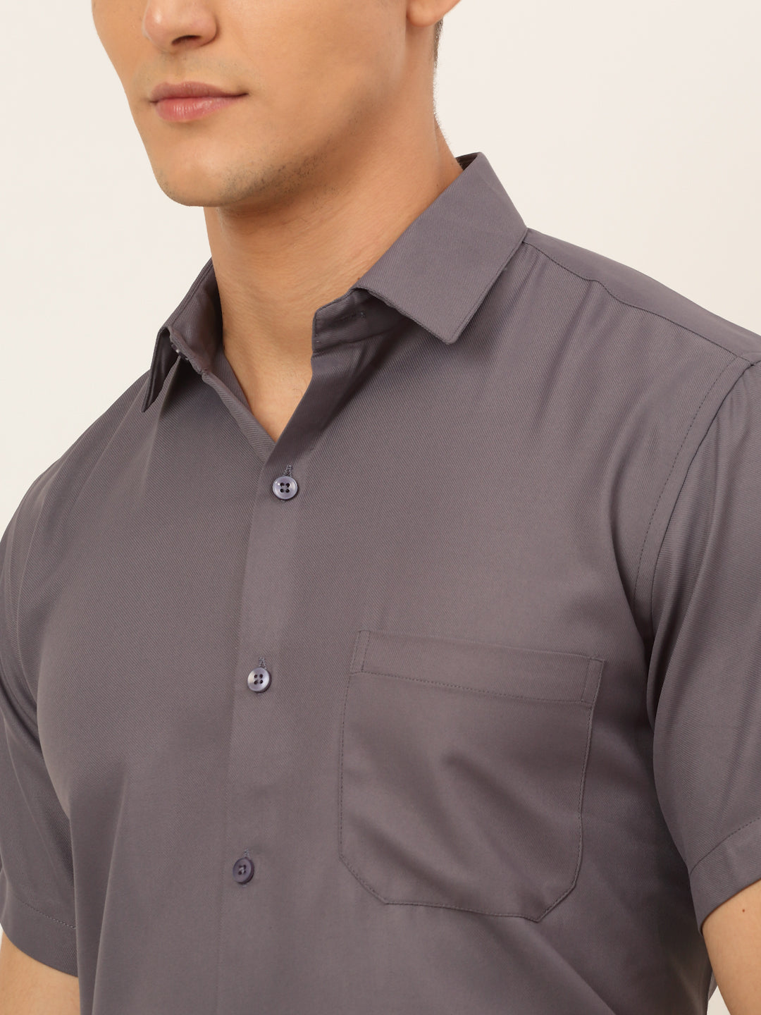 Men's Cotton Solid Formal Shirt's - Taantav