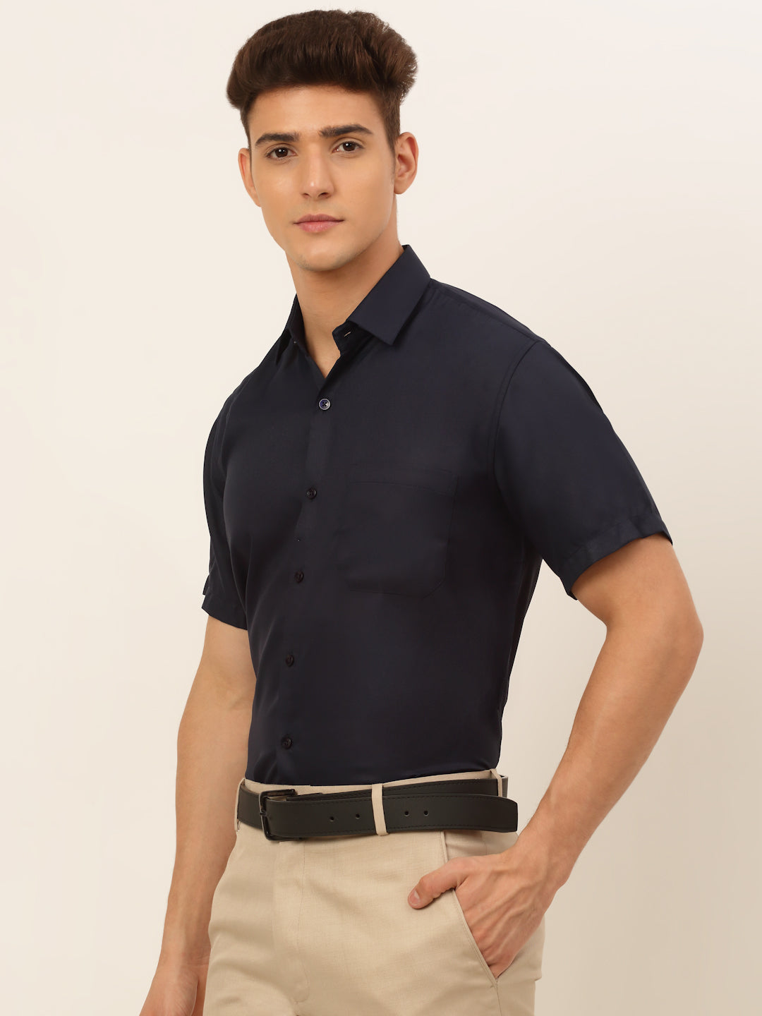 Men's Cotton Solid Formal Shirt's - Taantav