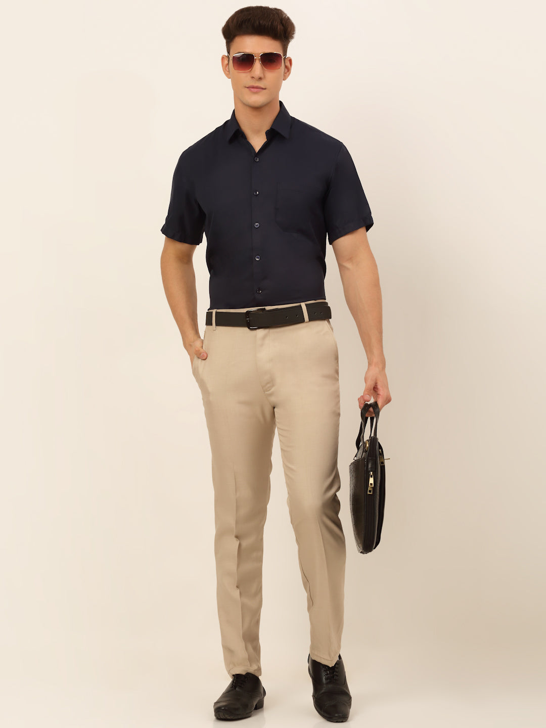 Men's Cotton Solid Formal Shirt's - Taantav