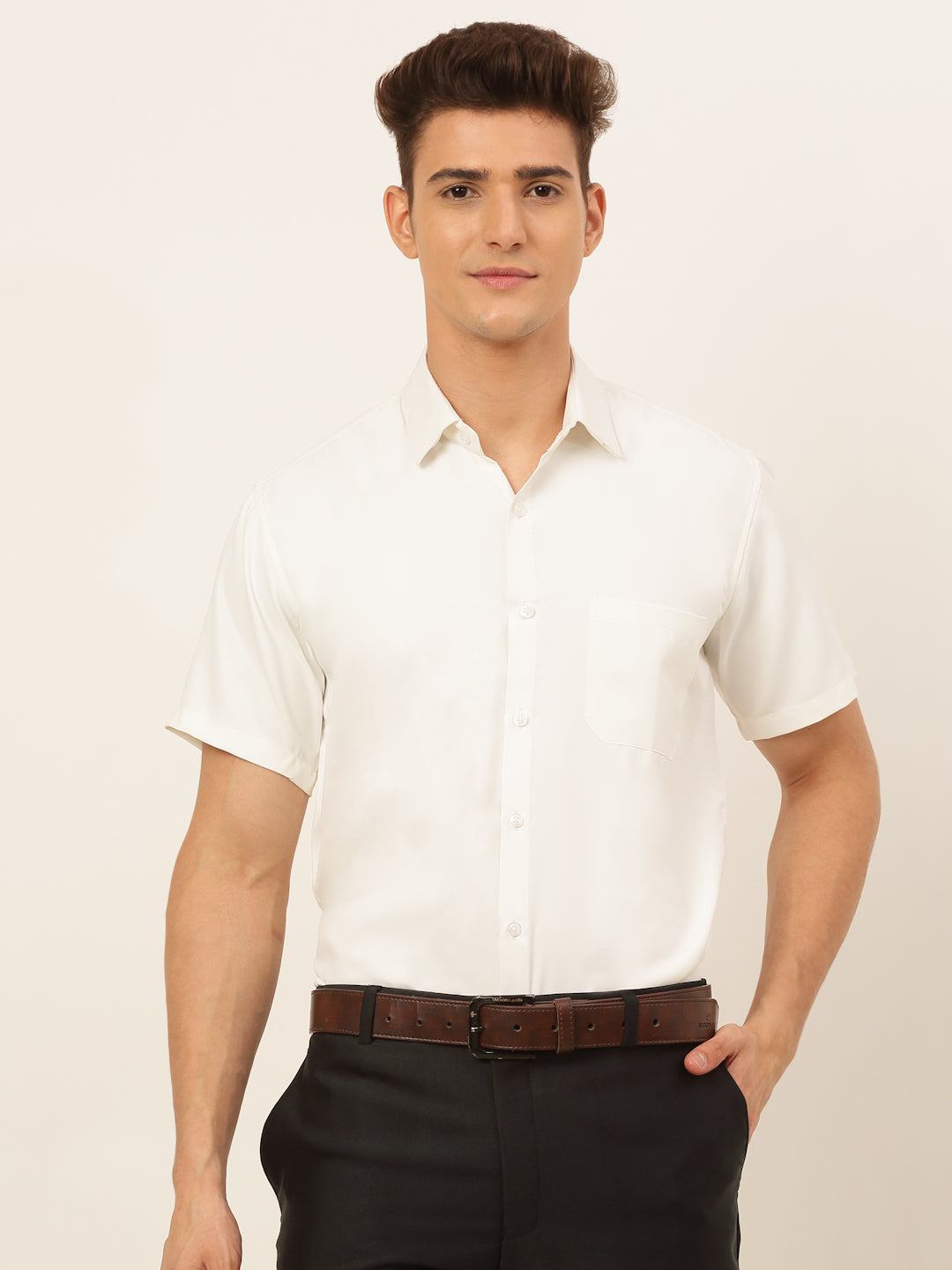 Men's Cotton Solid Formal Shirt's - Taantav