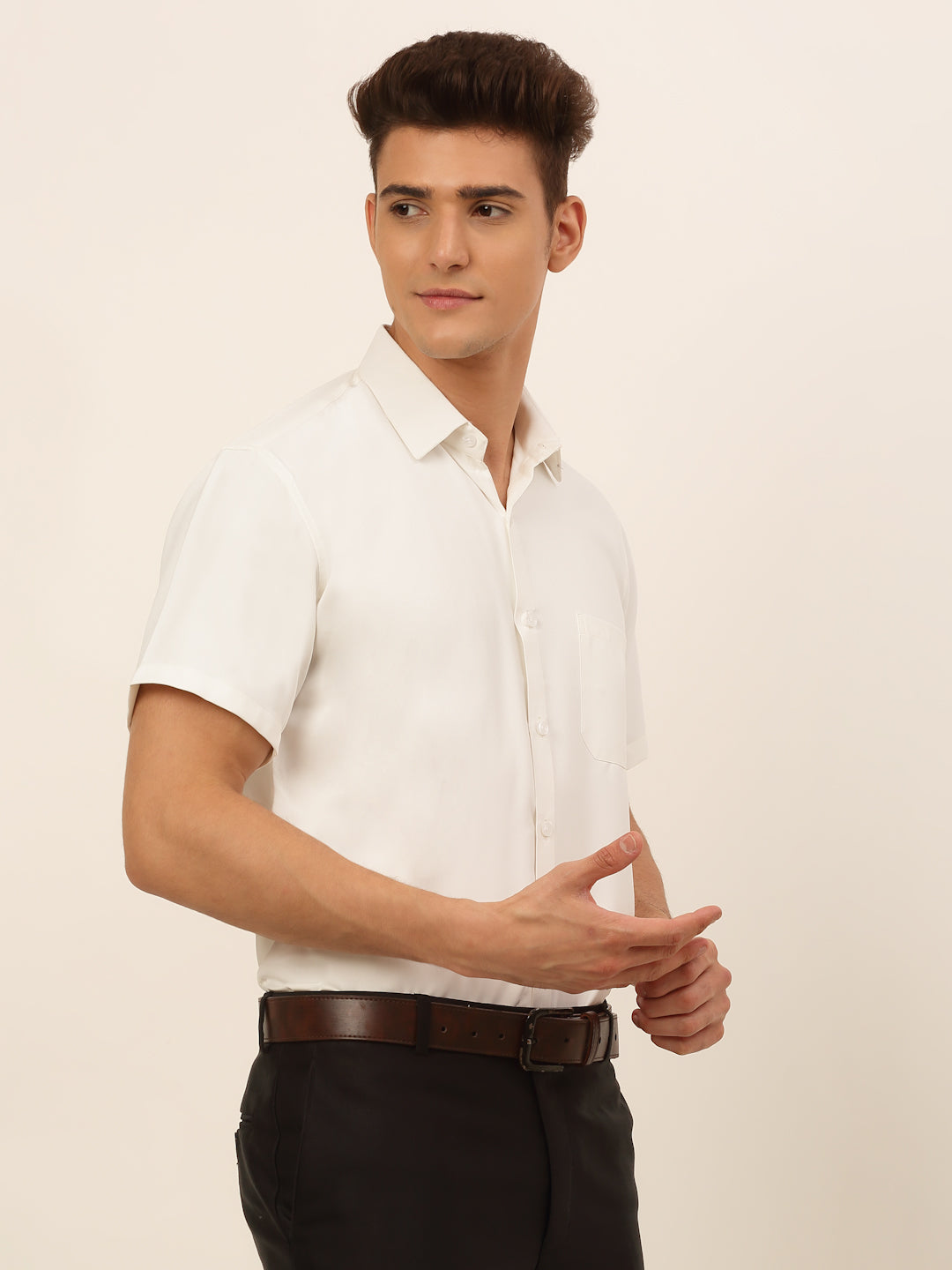 Men's Cotton Solid Formal Shirt's - Taantav