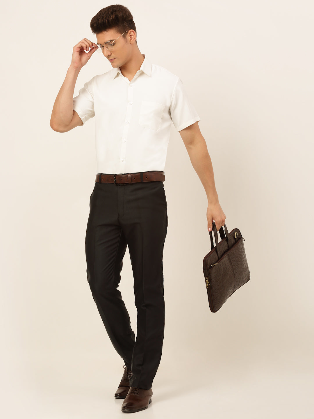 Men's Cotton Solid Formal Shirt's - Taantav