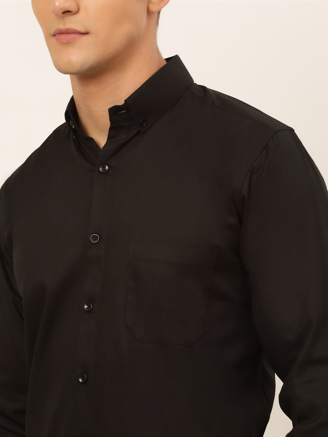 Men's Cotton Solid Formal Shirt's - Taantav