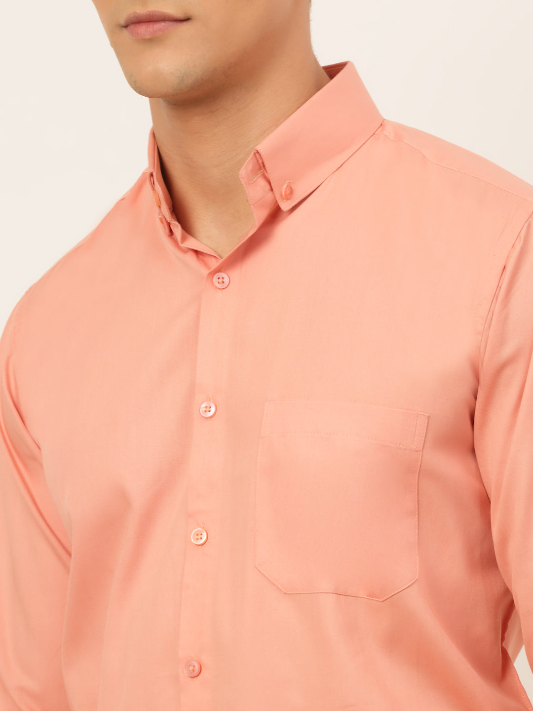 Men's Cotton Solid Formal Shirt's - Taantav