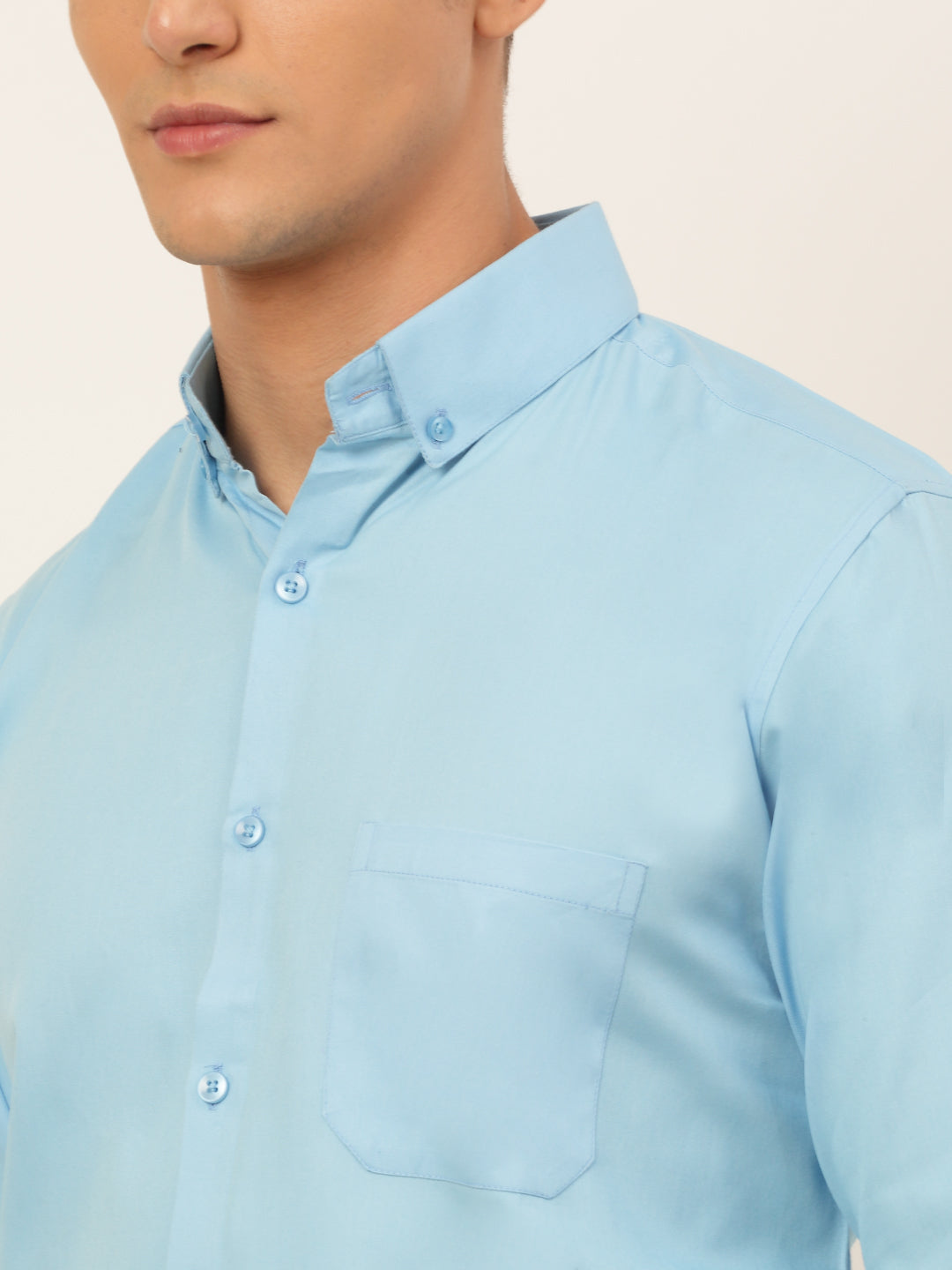 Men's Cotton Solid Formal Shirt's - Taantav