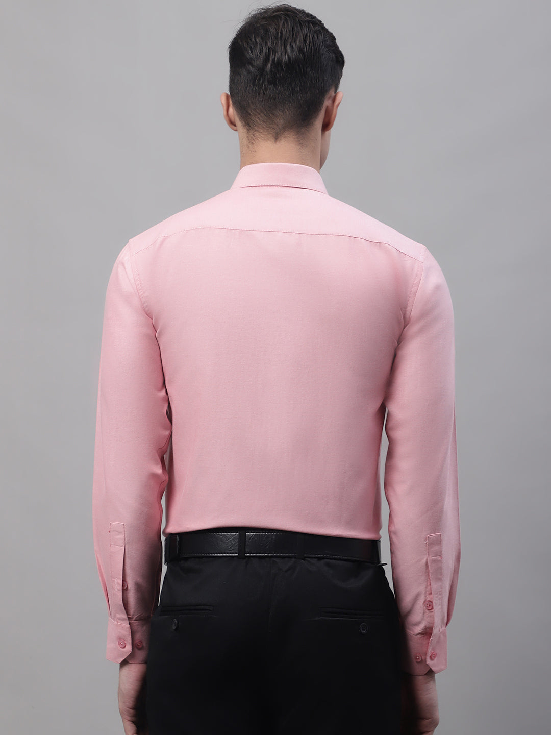 Men's Coral Cotton Solid Formal Shirt - Taantav