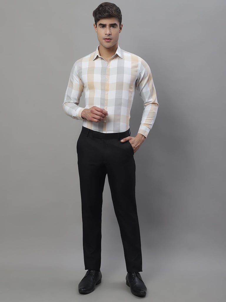 Men's Cotton Checked Formal Shirts