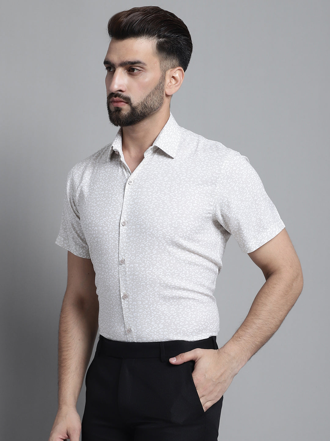 Men's Printed Formal Shirt - Taantav