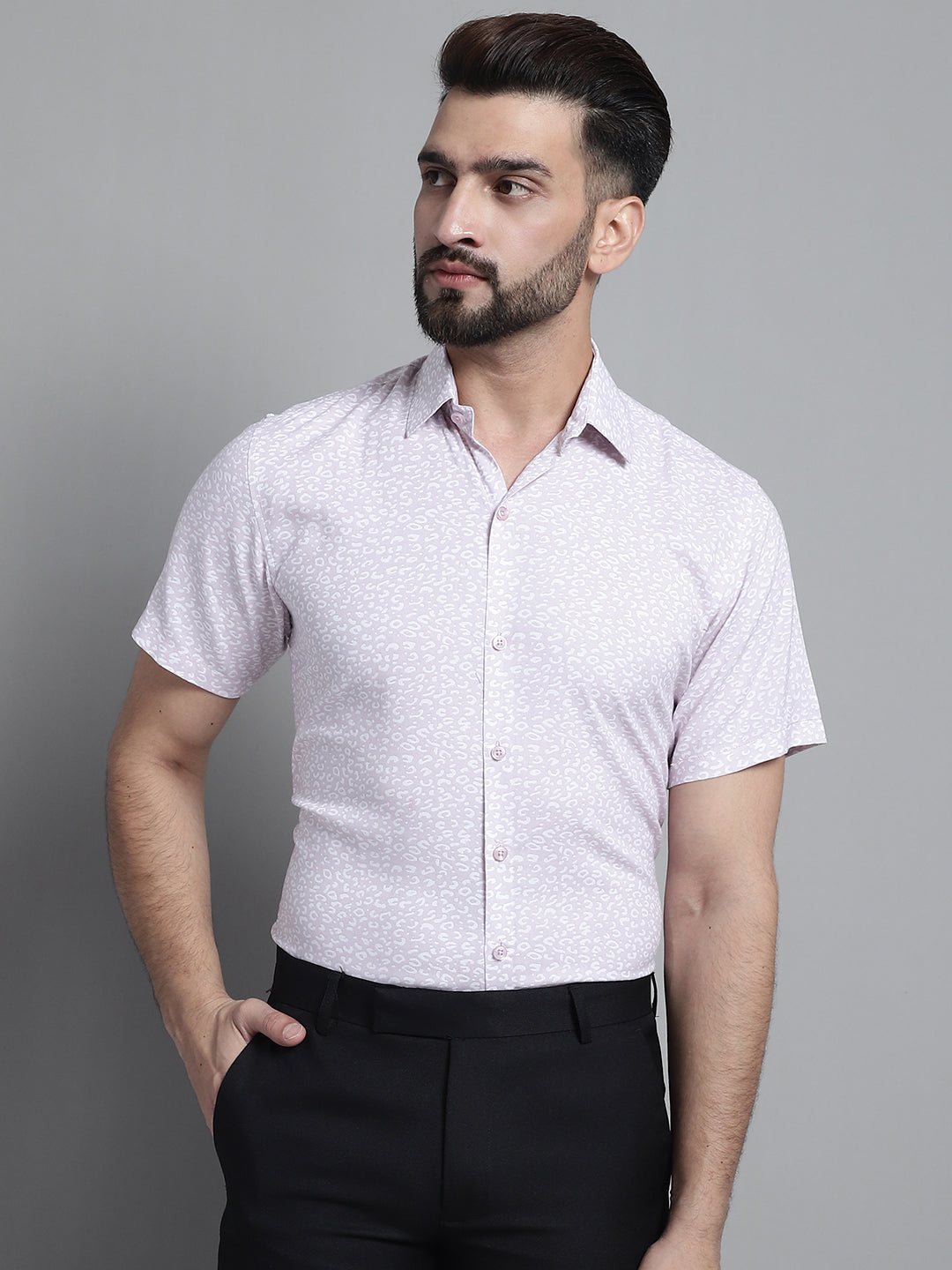 Men's Printed Formal Shirt - Taantav