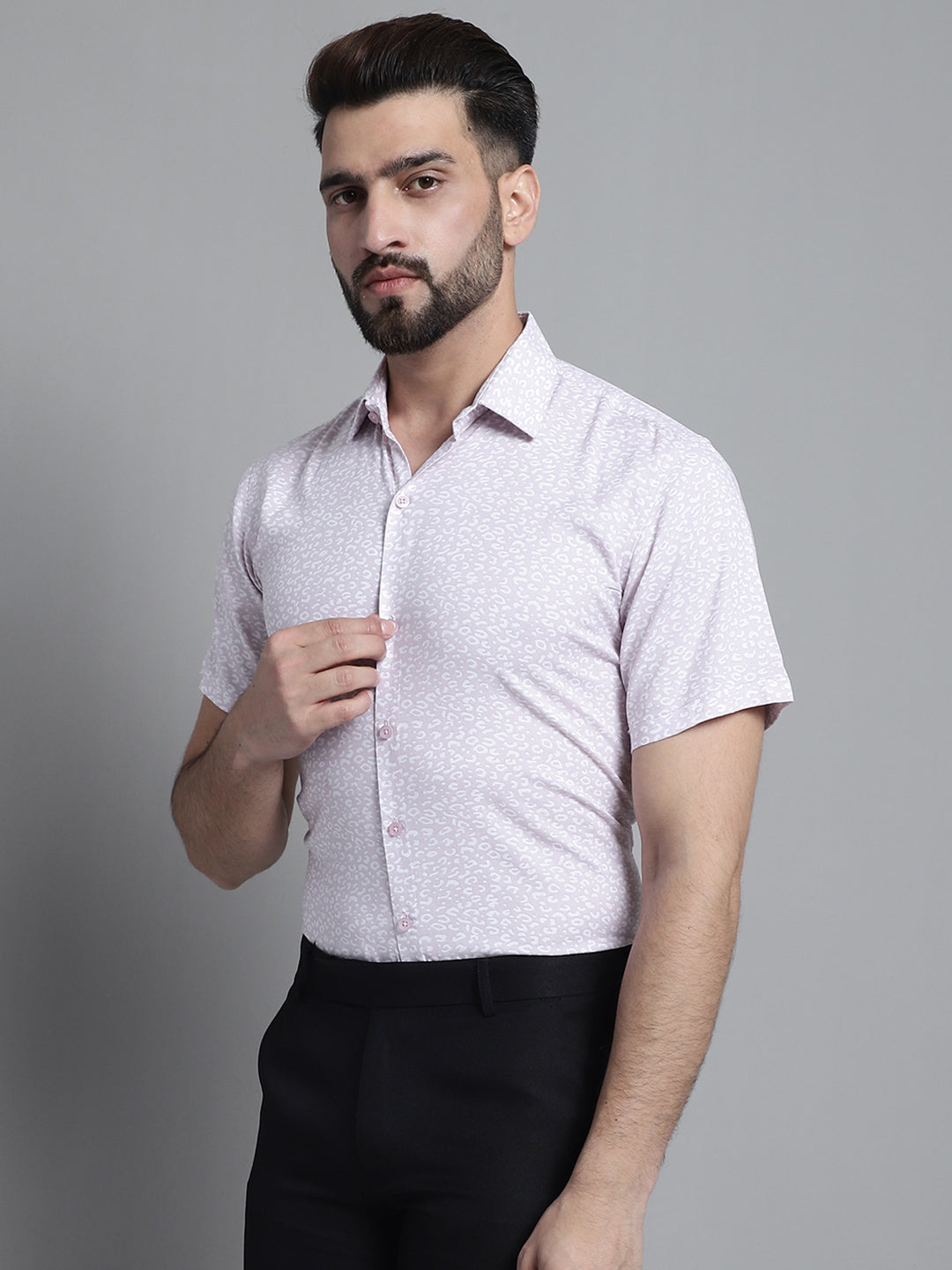 Men's Printed Formal Shirt - Taantav