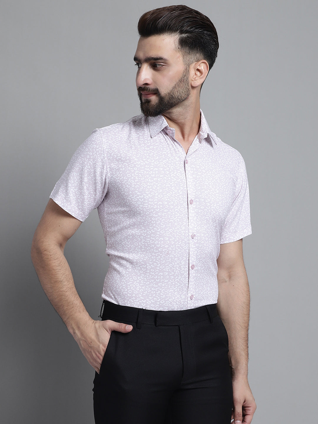 Men's Printed Formal Shirt - Taantav