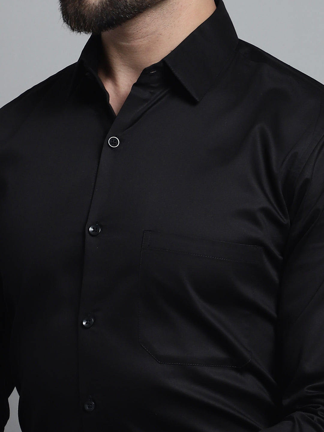 Men's Cotton Solid Formal Shirt - Taantav