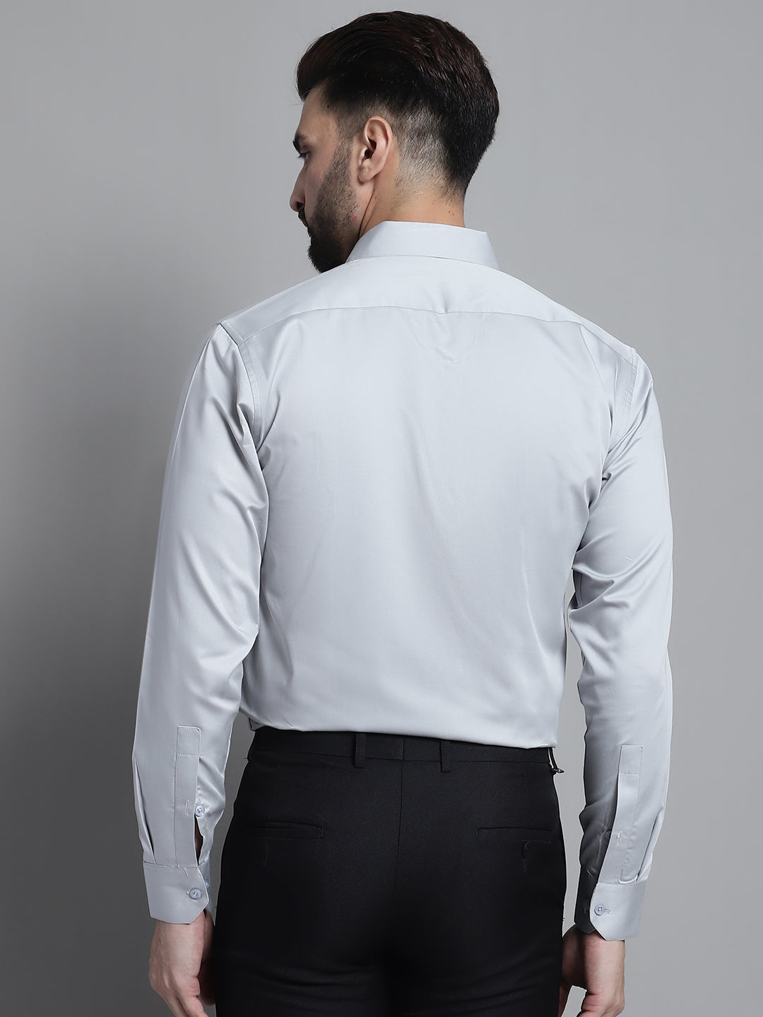 Men's Cotton Solid Formal Shirt - Taantav