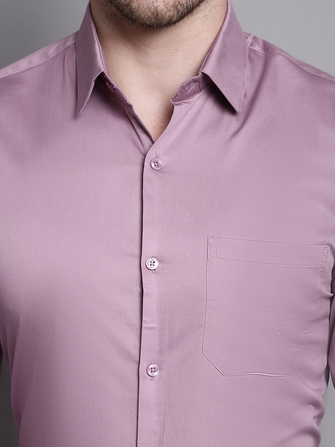 Men's Cotton Solid Formal Shirt - Taantav