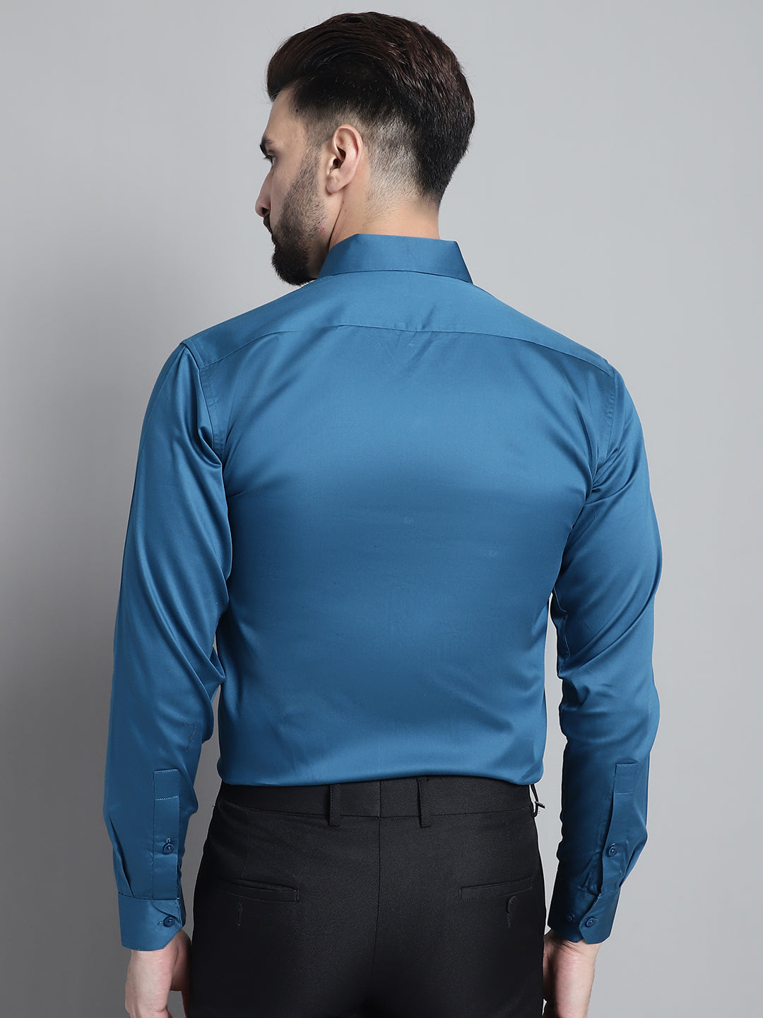 Men's Cotton Solid Formal Shirt - Taantav