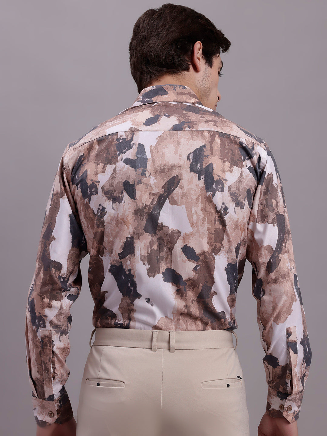 Men's Printed Formal Shirt - Taantav