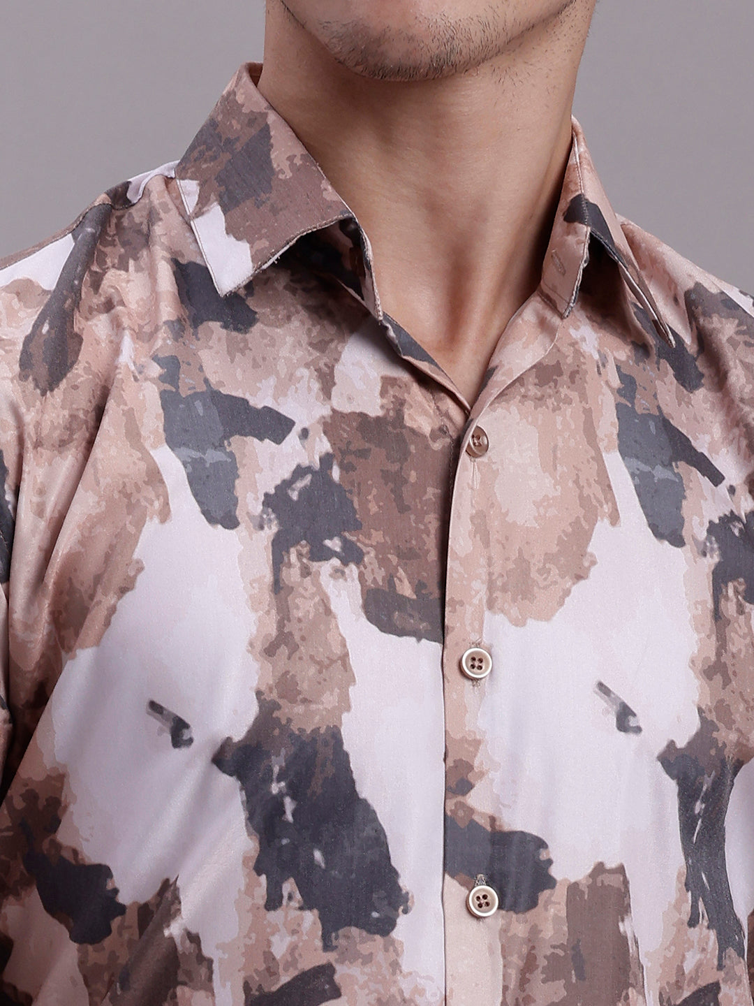 Men's Printed Formal Shirt - Taantav