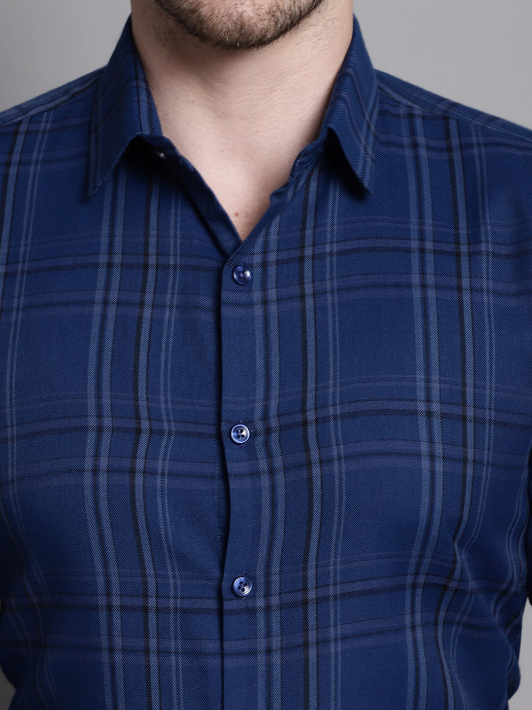 Men's Classic Checks Formal Shirt - Taantav