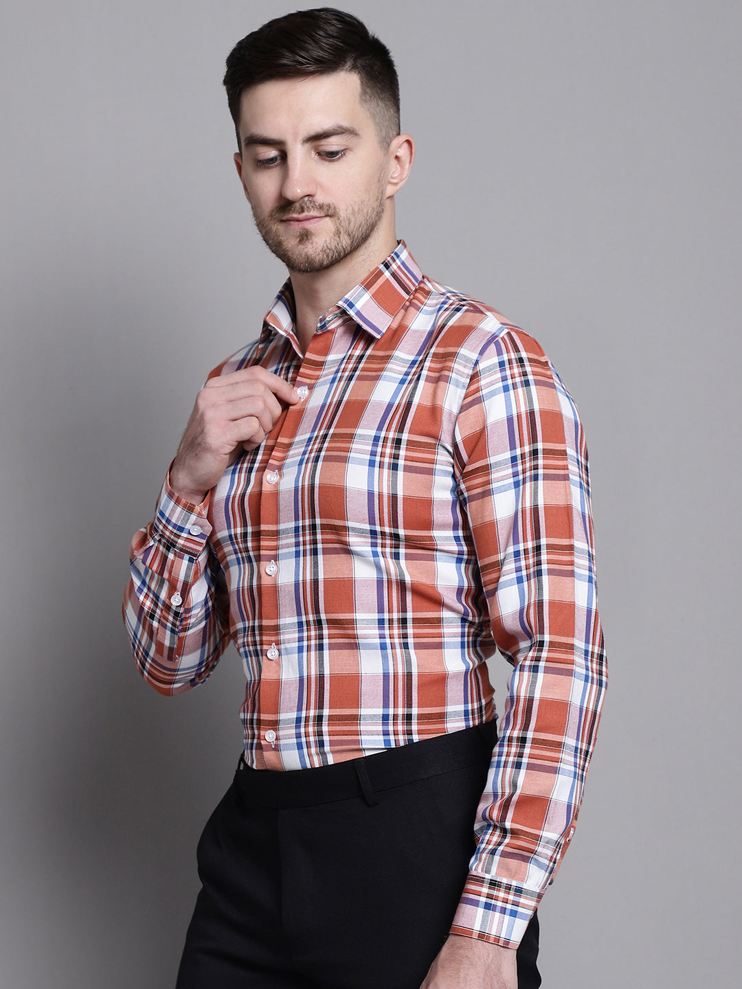 Men's Classic Checks Formal Shirt - Taantav