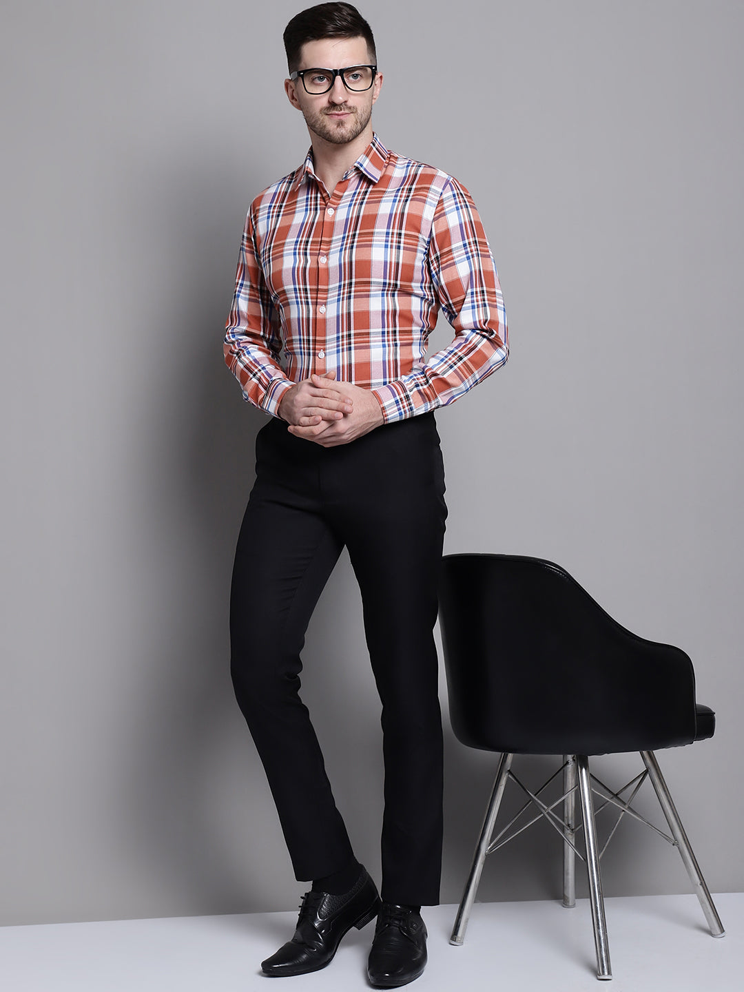 Men's Classic Checks Formal Shirt - Taantav