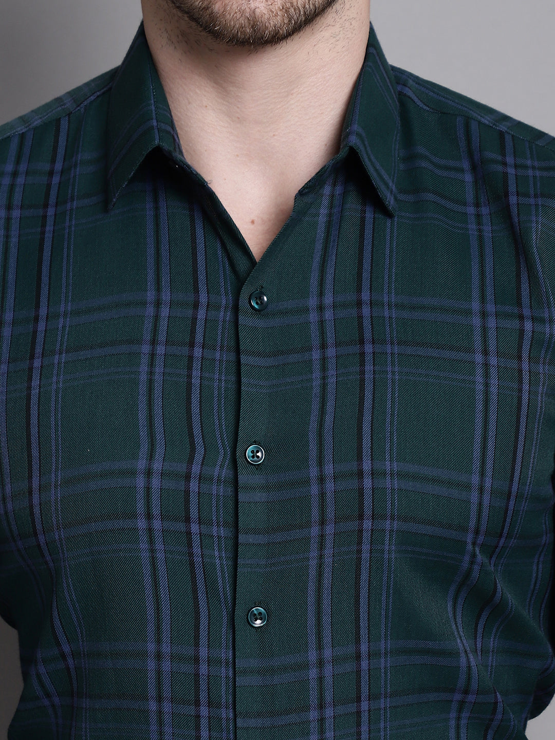 Men's Classic Checks Formal Shirt - Taantav