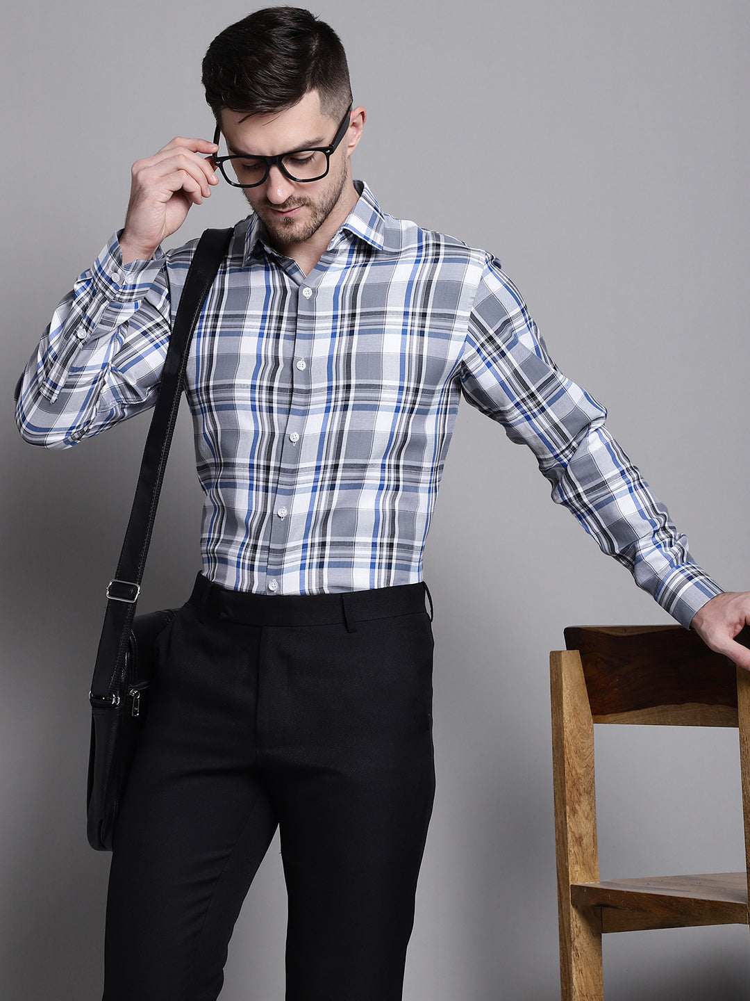 Men's Classic Checks Formal Shirt - Taantav