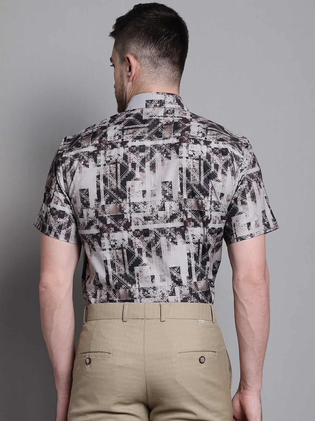 Men's Printed Formal Shirt - Taantav