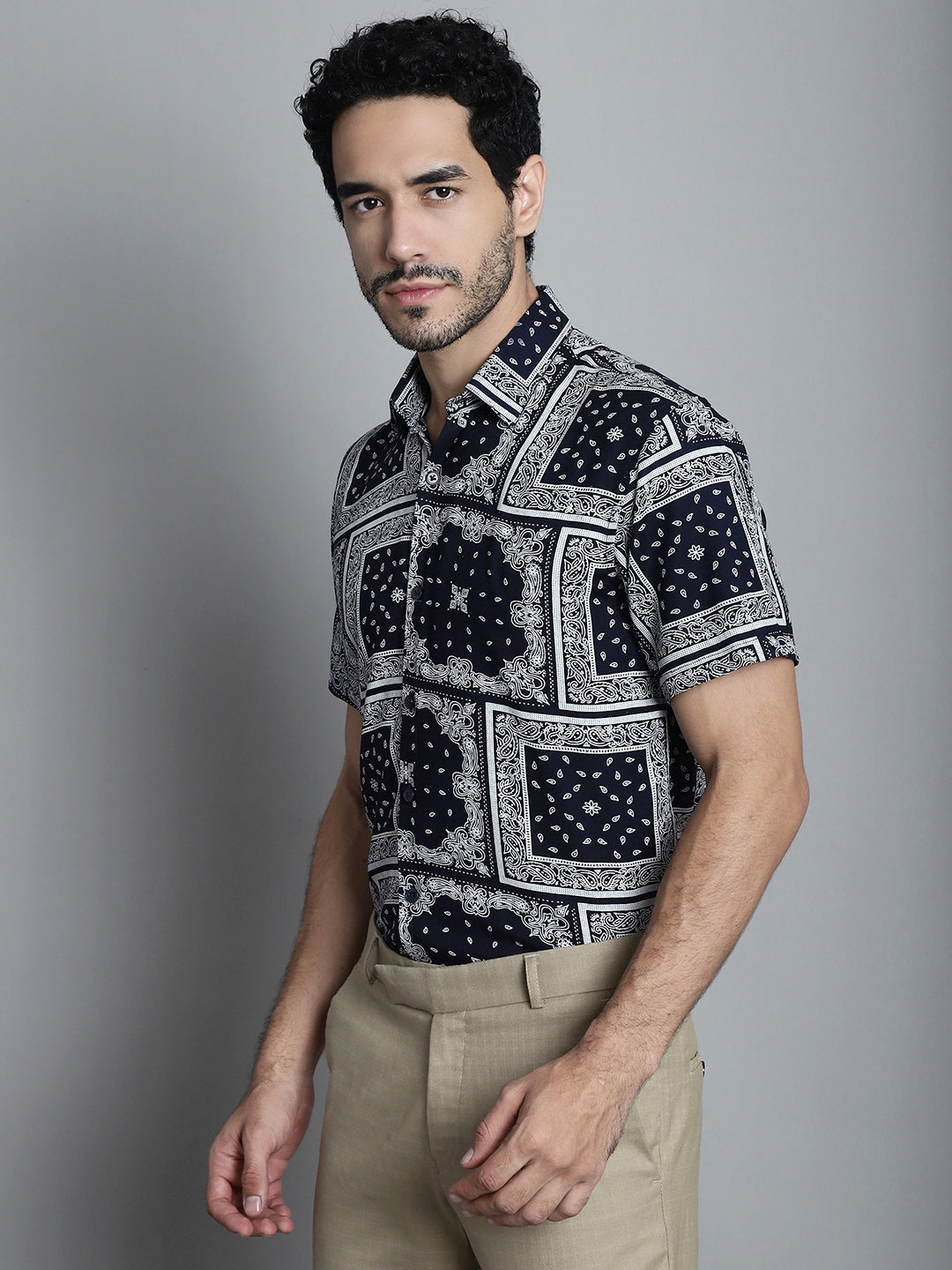 Men's Paisley Printed Formal Shirts - Taantav