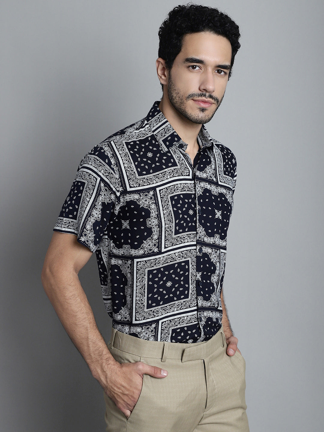 Men's Paisley Printed Formal Shirts - Taantav