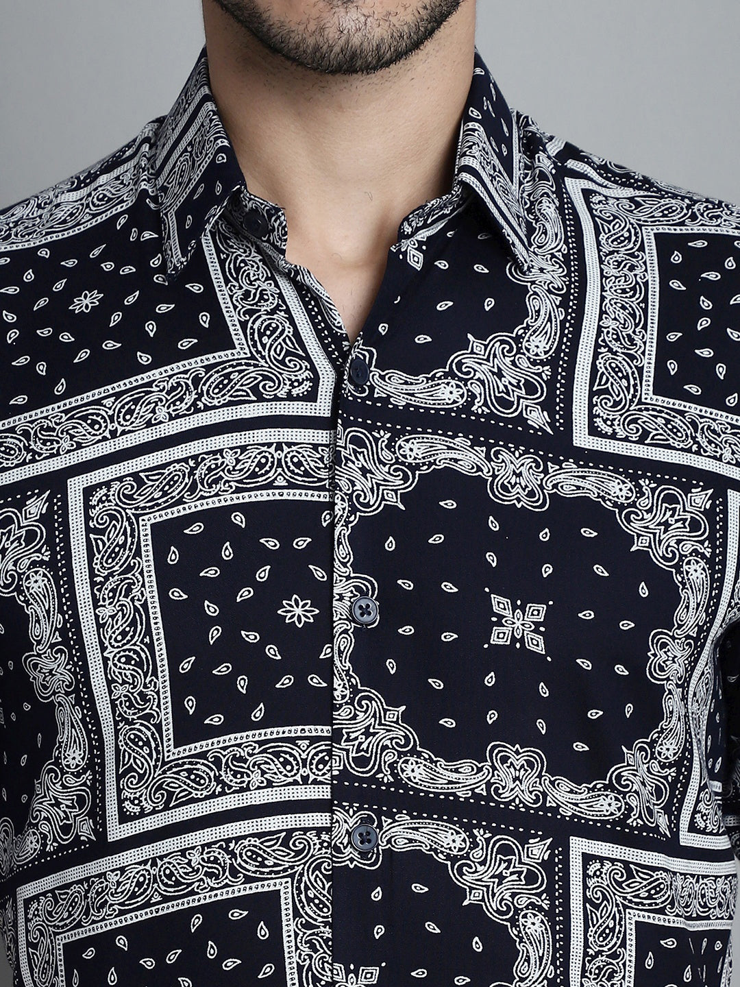 Men's Paisley Printed Formal Shirts - Taantav