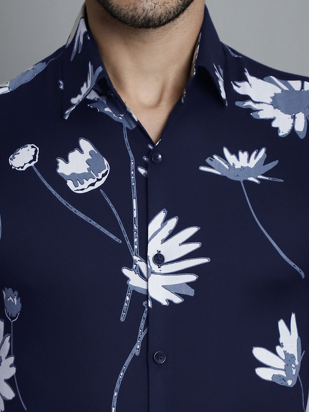 Men's Floral Printed Formal Shirts - Taantav