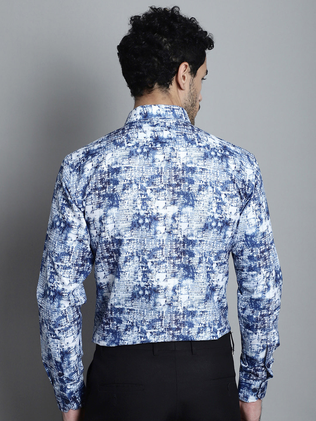 Men's Geometric Printed Formal Shirts - Taantav