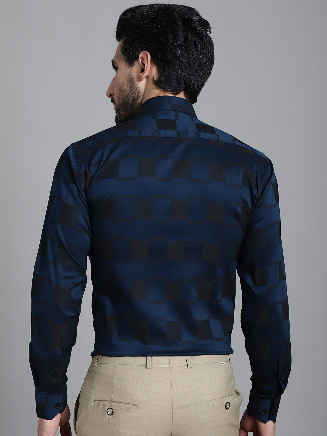 Men's Printed Formal Shirt - Taantav