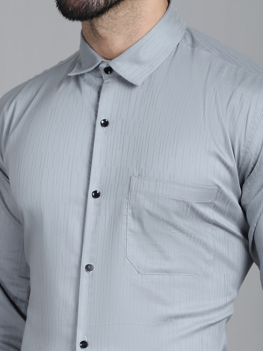 Men's Woven Design Formal Shirt - Taantav