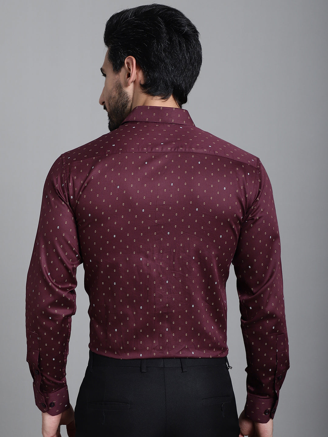 Men's Printed Formal Shirt - Taantav