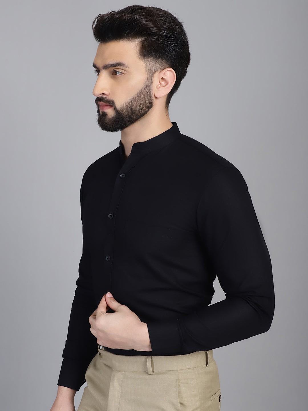 Men's Cotton Solid Formal Shirt for - Taantav