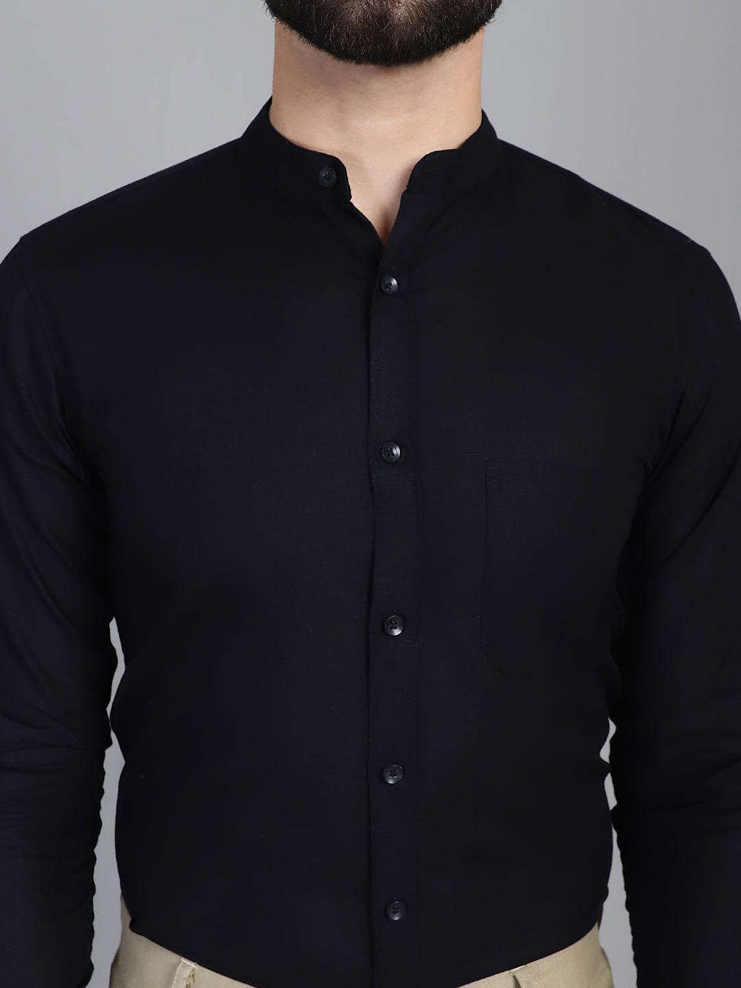 Men's Cotton Solid Formal Shirt for - Taantav