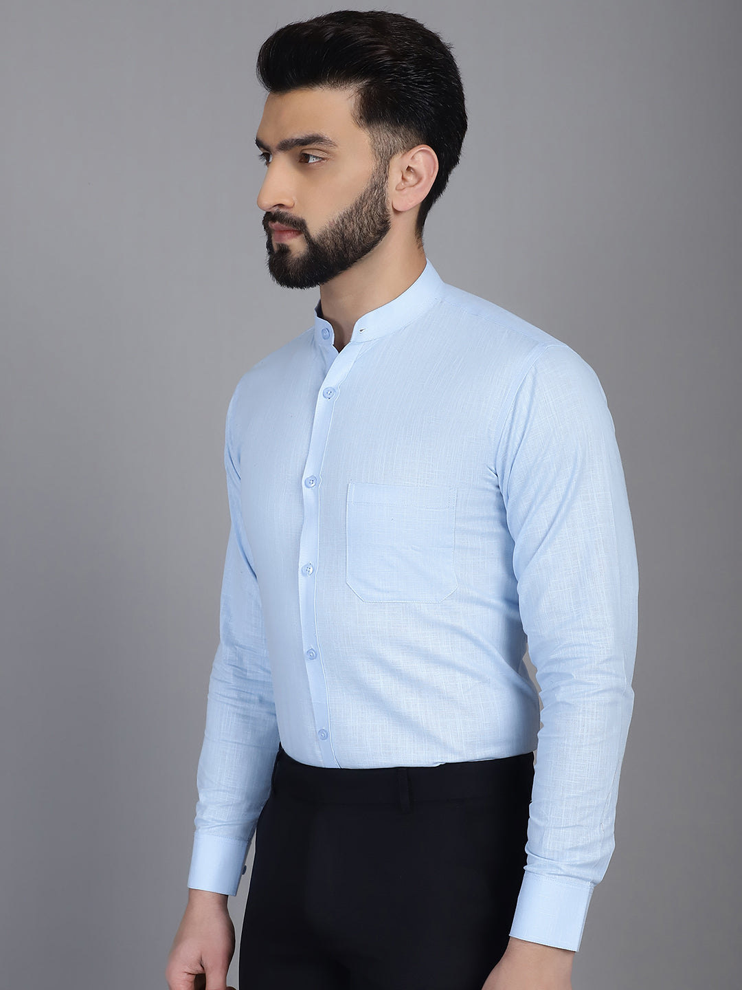 Men's Cotton Solid Formal Shirt for - Taantav